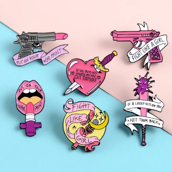 Women's Rights Feminist Pins Feminism Girl Power - Picture 8 of 11